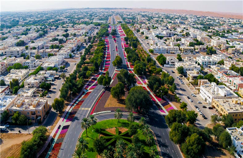 بلدية مدينة العين تنجز مشروع التصوير الجوي