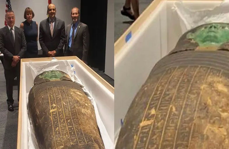 مصر تسترد تابوتا فرعونيا من الولايات المتحدة