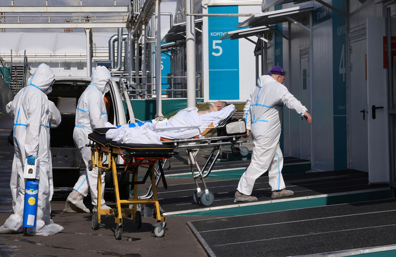 روسيا تتجاوز حاجز الـ 165 ألف وفاة بكورونا