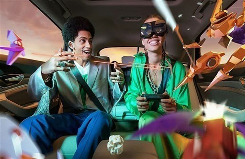تجربة ترفيه في السيارات تحاكي عالم ميتافيرس