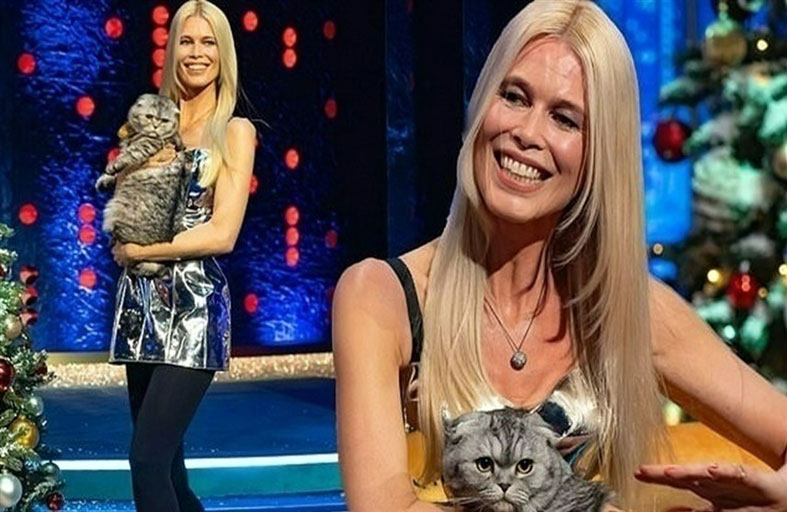 كلوديا شيفر تظهر في برنامج شهير