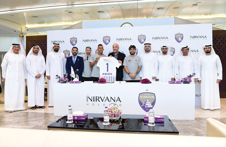 نادي العين يعلن عن صفقة تسويقية جديدة بانضمام نيرفانا إلى شركاء الزعيم