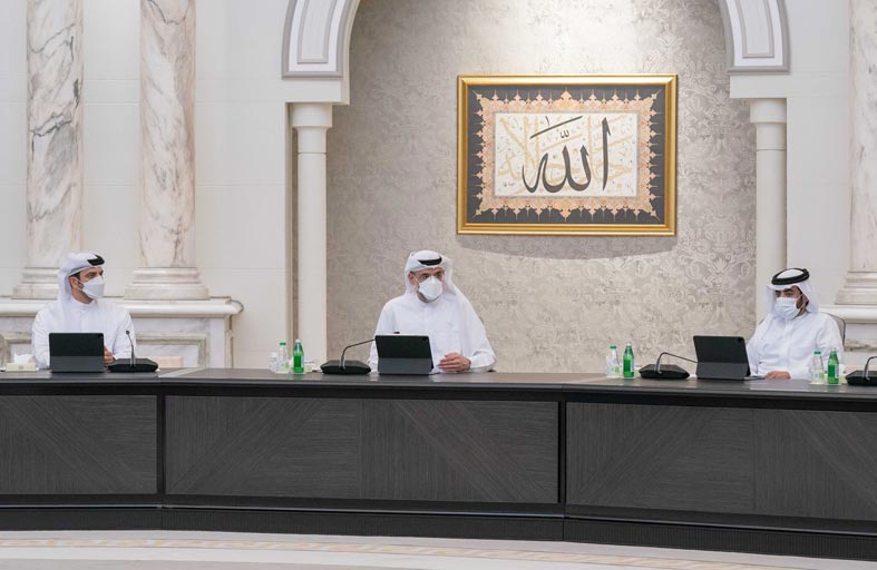 ولي عهد الشارقة يترأس اجتماع المجلس التنفيذي 