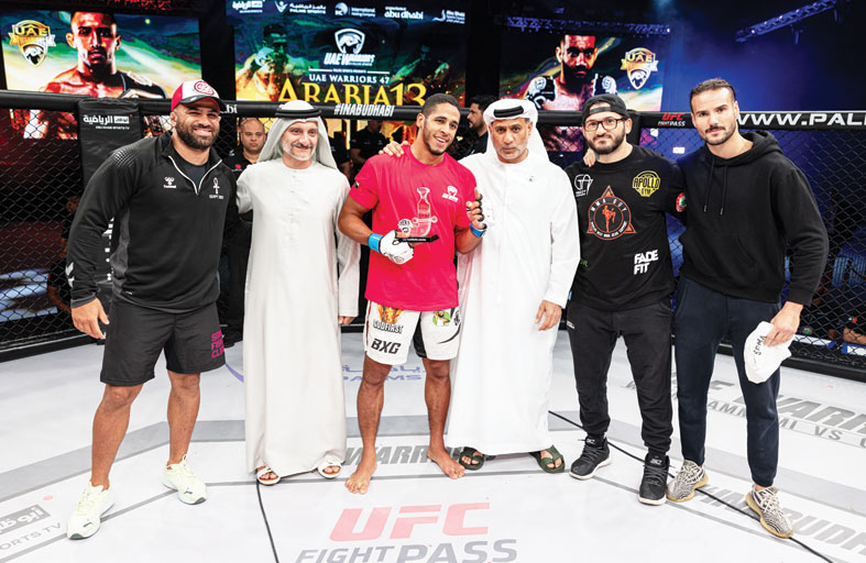 اللبناني عمران شعبان يتوج بلقب النسخة العربية لـ «محاربي الإمارات» 