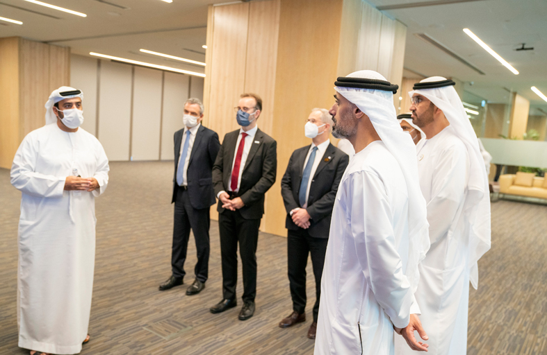 خالد بن محمد بن زايد يشهد توقيع اتفاقية بين  أدنوك وبورياليس بقيمة 22 مليار درهم لتوسعة مجمع بروج في الرويس