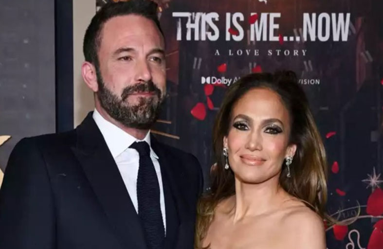 جينيفر لوبيز وبن أفليك في العرض الأول لفيلمهما الرومانسي