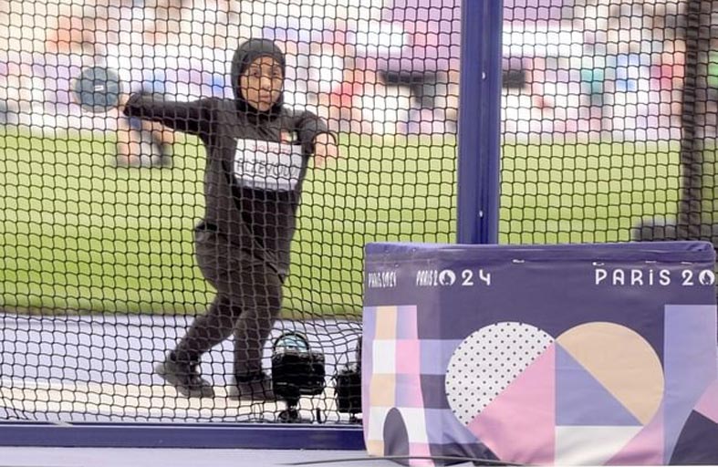 مريم الزيودي تشارك بمسابقة رمي القرص في بارالمبية باريس