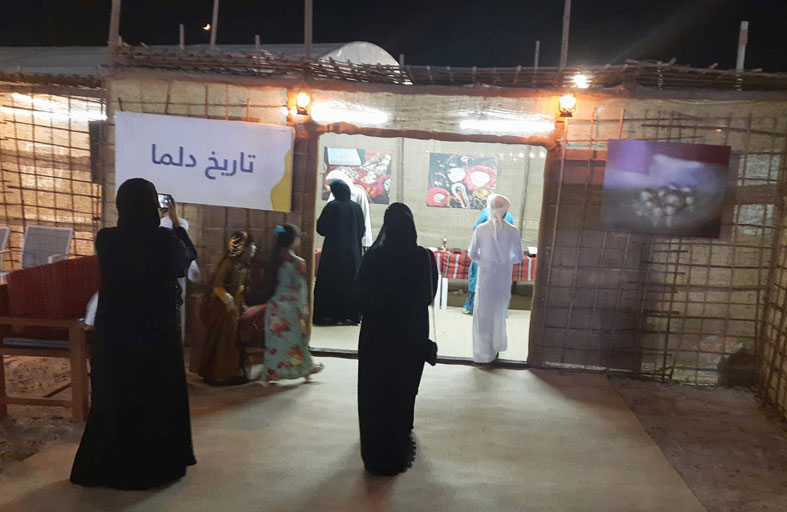 جناح تاريخ دلما يروي قصة باريس الساحل لزوار المهرجان