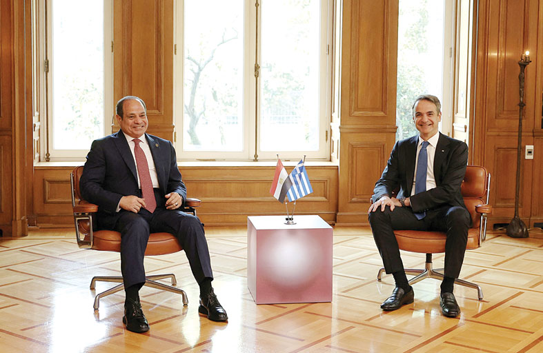 مصر واليونان توقعان اتفاقية شراكة استراتيجية