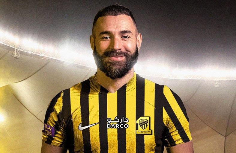  كريم بنزيمة يوقع مع الاتحاد السعودي 3 سنوات