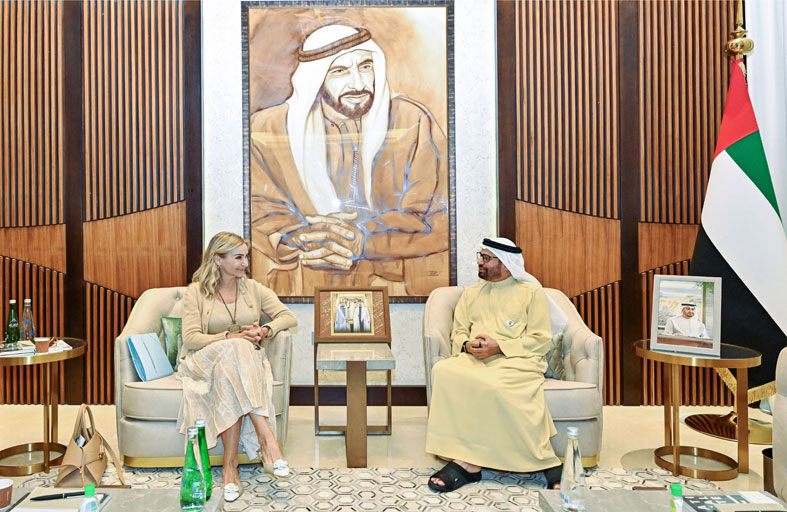 علي النعيمي يستقبل مساعدة وزير الخارجية السويسرية لشؤون الشرق الأوسط وشمال أفريقيا‎ ‎