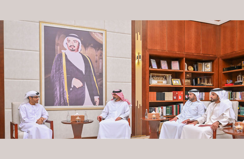 عمار بن حميد يستقبل رئيس مجلس الأمن السيبراني لحكومة الإمارات