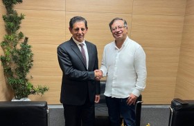 رئيس كولومبيا يستقبل سفير الإمارات