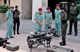 شرطة رأس الخيمة تضم طائرة درون حديثة