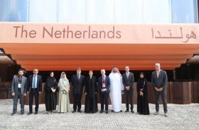 مريم المهيري تطلع على أبرز المشاريع الداعمة للاستدامة في جناح هولندا بـإكسبو 2020