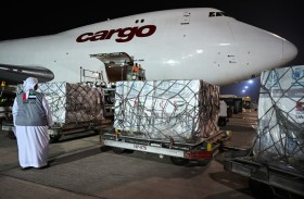 الإمارات ترسل 68 طنا مساعدات غذائية إلى قطاع غزة