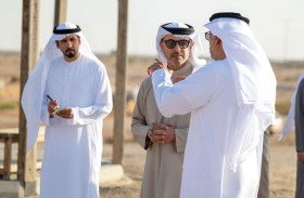 هزاع بن زايد يزور بحيرة زاخر والمخيمات الشتوية في منطقة العين