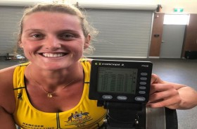 أسترالية في الحجر المنزلي تحطم رقما قياسيا في التجذيف 