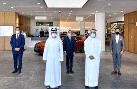 منصور بن محمد يفتتح المركز الميكانيكي للخليج العربي