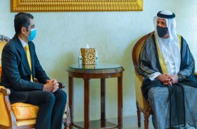 حاكم رأس الخيمة يستقبل قنصل عام الهند