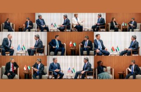 عبدالله بن زايد يبحث علاقات التعاون والشراكة مع عدد من  وزراء الخارجية في نيويورك