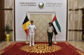 رئيس الأركان يستقبل قائد القوات البحرية البلجيكية