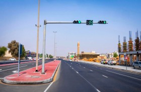 افتتاح مشروع تطوير شارع الشيخ زايد بمنطقة الحليو في عجمان ضمن مبادرات حميد بن راشد