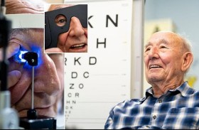 تسعيني يزرع أول قرنية صناعية في العالم