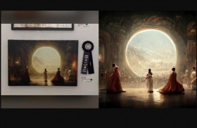 لوحة أنشأها الذكاء الاصطناعي تفوز بمسابقة فنية