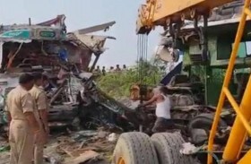 تجنب ماشية ضالة فتسبب بحادث مروع