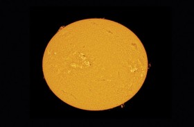 مرصد الختم الفلكي يوثق من أبوظبي ألسنة اللهب الشمسية