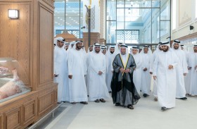 حاكم الشارقة يفتتح سوق الجبيل في مدينة الذيد