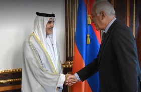 الرئيس الأرميني يستقبل في يريفان أمين عام اللجنة العليا للأخوة الإنسانية
