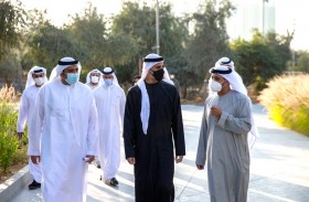 خالد بن محمد بن زايد يفتتح حديقة (الفي) في جزيرة الريم