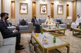 راشد بن حميد يلتقي الأمين العام للاتحاد الآسيوي بدبي