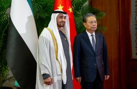 رئيس الدولة يلتقي رئيس اللجنة الدائمة للمجلس الوطني لنواب الشعب الصيني