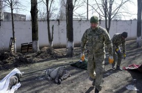 قصف مدرسة لجأ إليها مدنيون في أوكرانيا