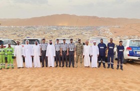 شرطة أبوظبي تعزز التوعية الأمنية والمرورية للمشاركين بمهرجان «تل مرعب»