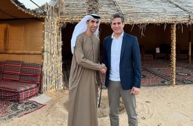 ثاني الزيودي يبحث سبل تعزيز التعاون الاقتصادي مع وزير التجارة الخارجية الكوستاريكي 