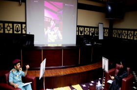 شباب شرطة رأس الخيمة يتصدى لخطر نشر الشائعات 