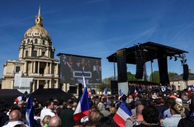 تظاهرة لليمين المتطرف دعما لمارين لوبن بفرنسا 