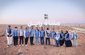 فريق متطوعي رحلات غيث الإماراتي ينفذ أولى الأعمال التطوعية في الأردن