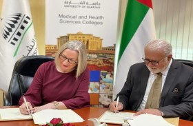 جامعة الشارقة تعزز تعاونها مع كلية دبلن بالمجالات الطبية و الصحية 
