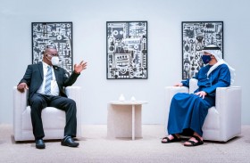 عبدالله بن زايد يستقبل وزير خارجية غرينادا في إكسبو 2020