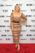 هيلين بارك، التي تم ترشيحها لأفضل (موسيقى - أو كلمات) كتبت للمسرح ، لدى حضورها حفل جوائز توني لعام 2023 في نيويورك.   (رويترز)