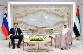 صقر غباش ورئيس الجمعية البرلمانية لسلوفينيا يبحثان سبل تعزيز العلاقات البرلمانية 