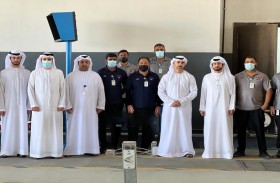 المدير التنفيذي لمؤسسة الخدمات التجارية التابعة لهيئة النقل – عجمان يتفقد مركز سبيد لفحص و تسجيل المركبات 