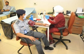 حملة للتبرع بالدم في ترخيص الظفرة ومرور العين