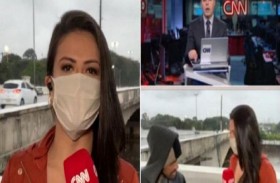 مراسلة تتعرض للسطو المسلح على الهواء 