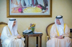 حاكم رأس الخيمة يستقبل سفير الكويت